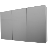 VELLA 1200 DELUXE PENCIL EDGE, GLASS SHELVES Mirror Shaving Cabinet, Soft Close,