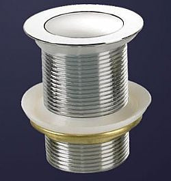 PU107 Pop-up waste Chrome on brass