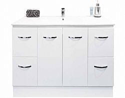 CLASSIC 1200 CUSTOM MADE Kickboard Vanity, Slimline Ceramic Top