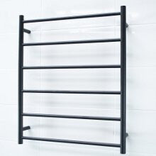 Circa BLACK 6 Bar Towel Ladder 600W x 780H mm
