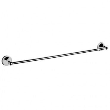 CLASSIC Single Towel Rail 800 - Chrome/ White/ Ivory