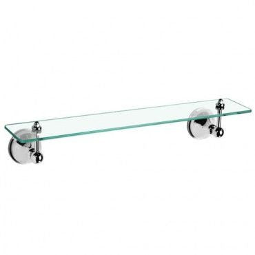 CLASSIC Glass Shelf 500mm - Chrome/ White/ Ivory