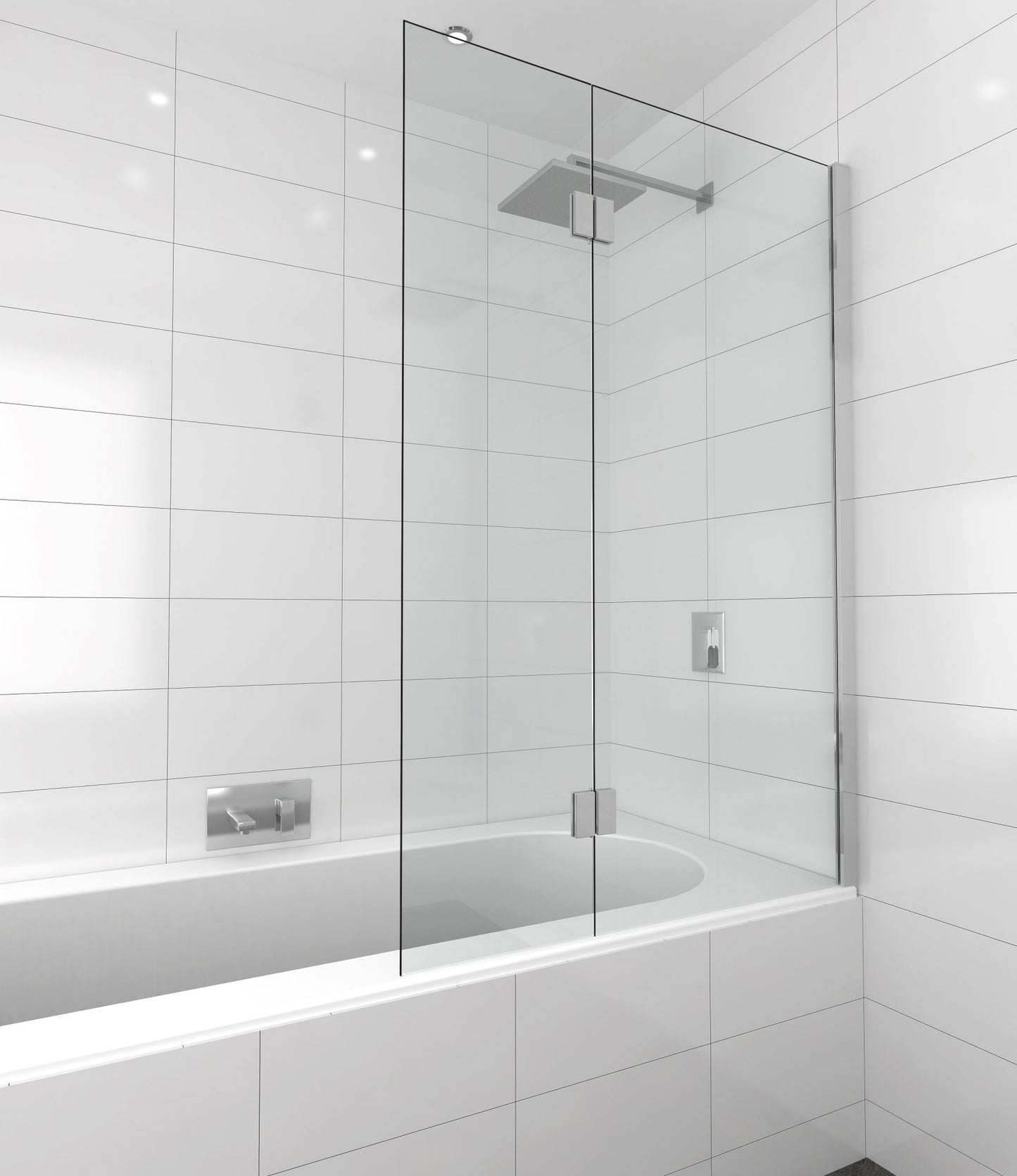 Bath Screen FIXED & SWING Safety Glass 10 yr warranty