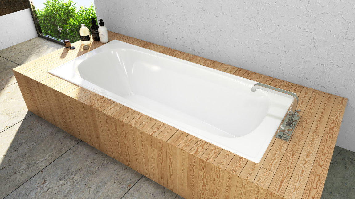 Giorgia 1500 & 1700 PRESSED METAL BATH