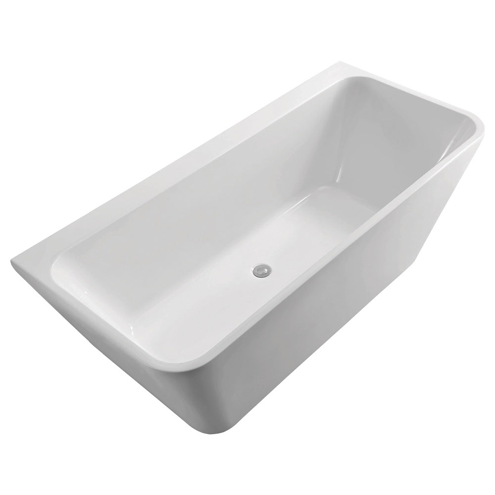 DELTA 1500 Back-to-Wall Slimline Freestanding Bath
