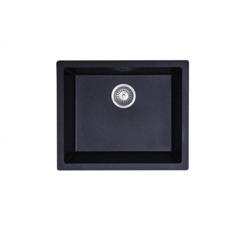COMO BLACK GRANITE SINK Single Bowl 28L 550x460mm