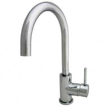 EWING Gooseneck Kitchen Swivel Mixer Chrome