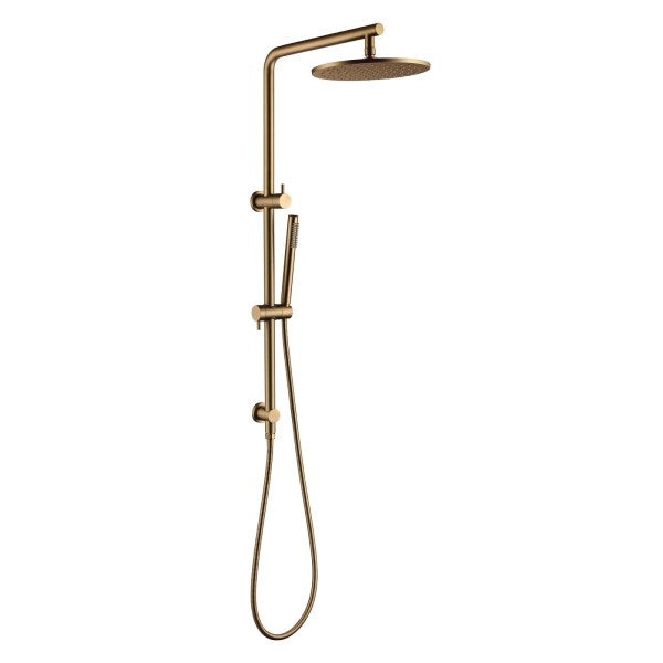 Twin Shower 250 NORICO with Diverter Brushed Gold