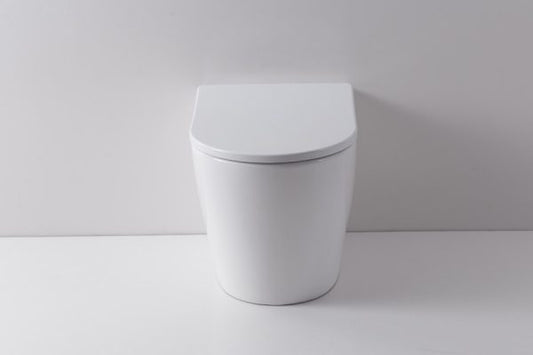 Wall Face RENEE Rimless In-Wall Cistern Toilet, Soft close seat