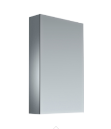 PVC 450 PENCIL EDGE, GLASS SHELVES Mirror Shaving Cabinet, Soft Close,