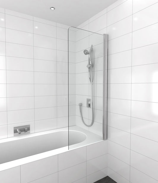 Bath Screen SINGLE SWING Safety Glass 10 yr warranty