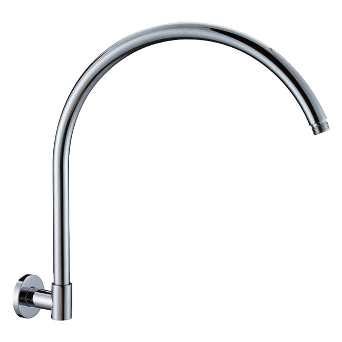 Shower Arm GOOSENECK SWIVEL Wall Mounted Round 400mm Reach