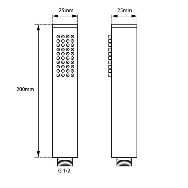 Twin Shower 250 NORI with Diverter Brushed Nickel