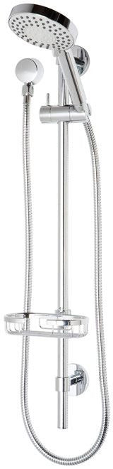 VIVID Premium Hand Shower on Rail with Basket V686 CHR