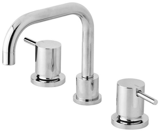 VIVID Pin Lever Basin Set Swivel Square Line Outlet