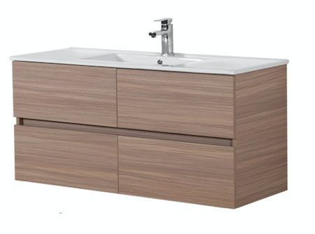 RIVA 1500 Double Drawer Wall hung Single Top Vanity
