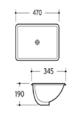 Undermount Cuba 470 x 345 Basin