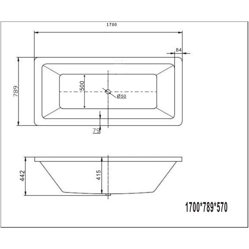 QUADRA KDK 1500  & 1700  ISLAND BATH