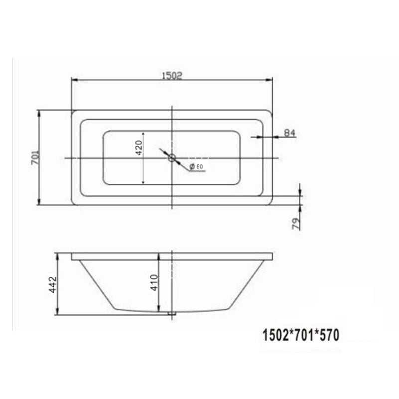 QUADRA KDK 1500  & 1700  ISLAND BATH