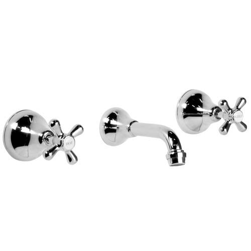 CLASSIC Bath Set - Chrome/ White/ Ivory