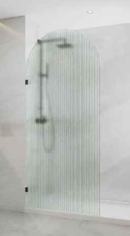 Frameless FLUTED ARCH Panels 700/ 800/ 900/ 1000 x 2200H mm 10yr War