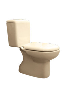 CLOSE COUPLED RAK LIWA IVORY S or P Trap Toilet, Soft Close