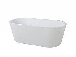 KIM SLIMLINE  1400 Freestanding Luxury Bath - White