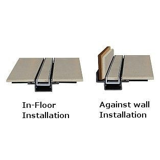 Grate Stripgrate CHROME INSERT 1200mm (cut down, in wall, corner)