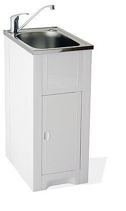 Melina 35L Mini 370 Skinny Tub & Cabinet 25yr Warranty