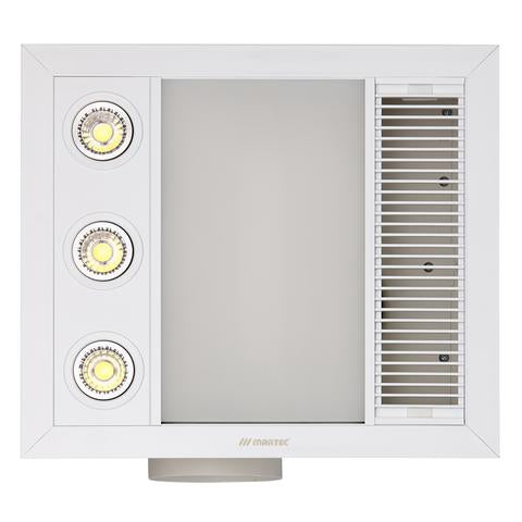 Martec Linear mini 1000w Halogen 3 -1 Bathroom heater white
