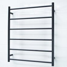 6 Bar BLACK Towel Ladder 600W x 780H mm
