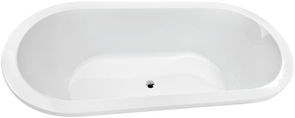 Decina CAVAL 1800 BATH - Drop-in Island White