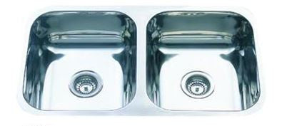 Double Bowl Undermount 785mm Stainless Steel Sink