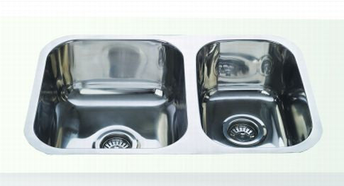 OS SINK 1 & 1/2 Bowl Undermount 695mm Stainless Steel