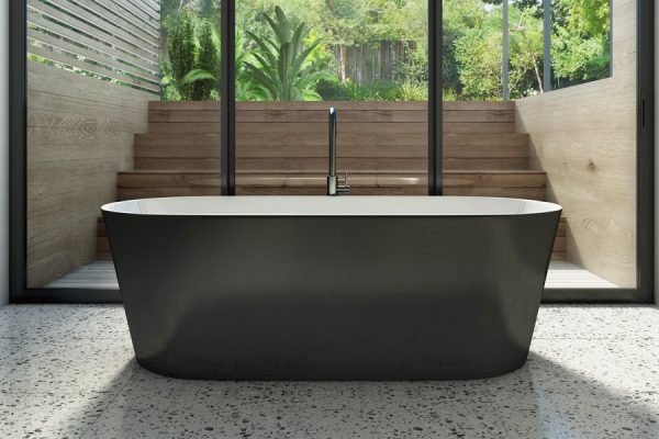 ELINEA BLACK & WHITE Freestanding BATH 1500 & 1780