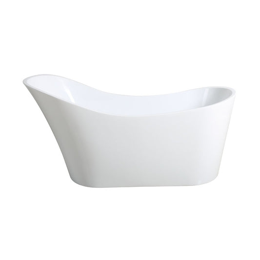 HI-BACK SLIMLINE 1700 Freestanding Luxury Bath - White