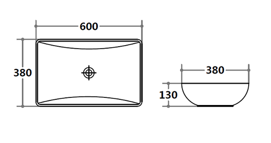 Above Counter Kosca 600 Basin