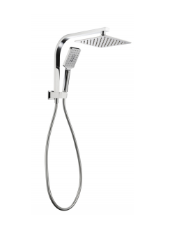 Lib Retro Twin Shower 3 Function with Diverter CHROME