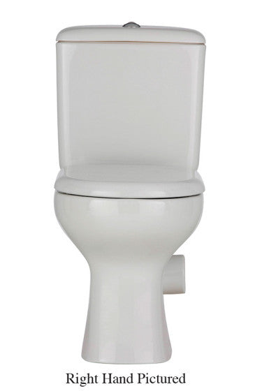CLOSE COUPLED RAK LIWA SKEWED Toilet, Soft Close (RIGHT SKEW TRAP)