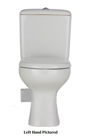 CLOSE COUPLED RAK LIWA SKEWED Toilet, Soft Close (LEFT SKEW TRAP)