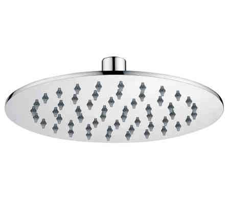 Shower Rose 200mm Round Stainless Steel