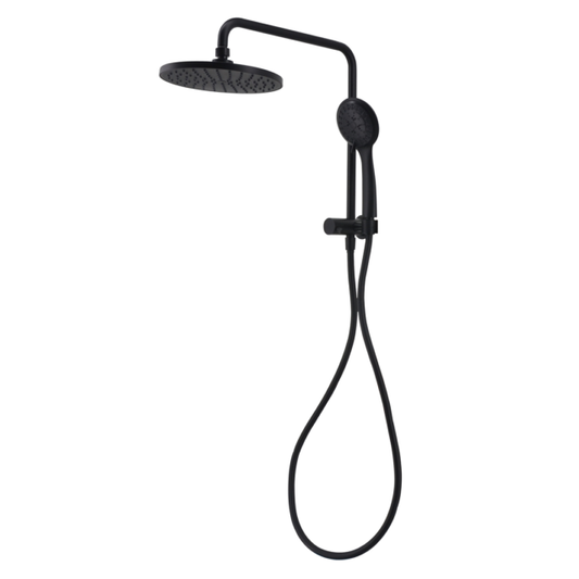 MODE Retro Twin Shower 3 Function with Diverter MATTE BLACK