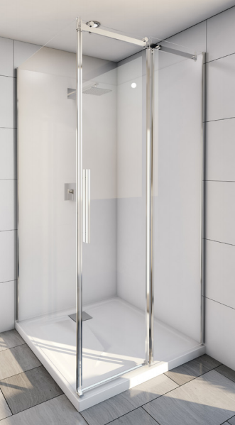 Avalon Shower System Screen, Base & Wall 1200 x 900 x 2000H mm