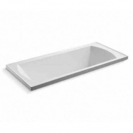 MONTE 1525 & 1675 Built-in White Acrylic Bath