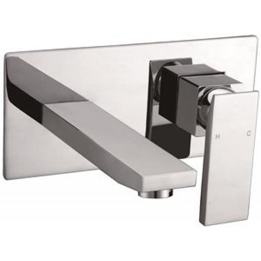 Quadra Linear Square Combination Wall Mixer and Spout