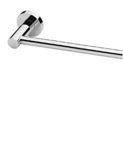 RADII Single Towel Rail 600mm Round Plate