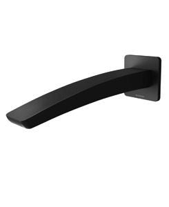 Rush Wall Bath or Basin Outlet 180mm BLACK