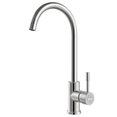 Kimi Stainless Steel Deluxe Swivel Sink Mixer Gooseneck