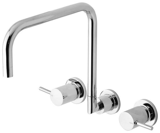 VIVID Pin Lever Wall Sink Set Square Line