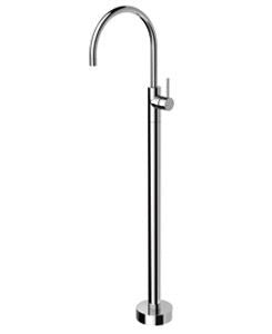 VIVID Slim Line Floor Mounted Bath Mixer Chrome VS745 CHR